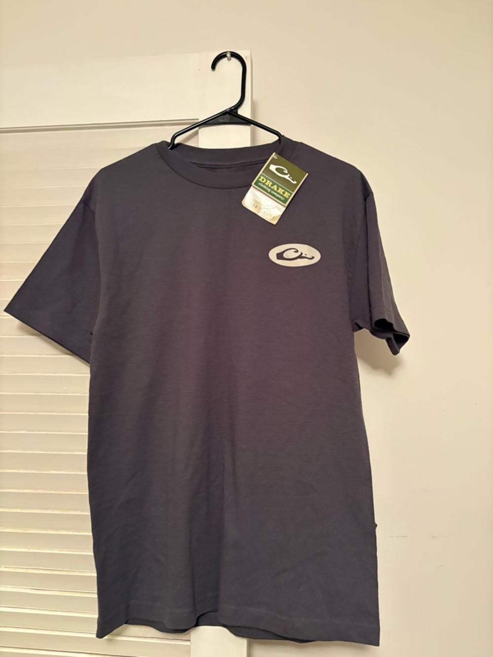 Drake Gray Short-Sleeve Logo Tee for Men